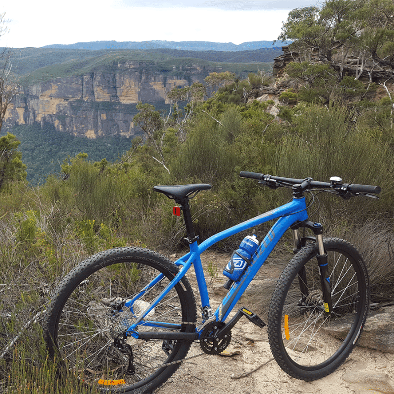 Anvil Rock with Perrys Lookdown Trail Blue Mountains Bike