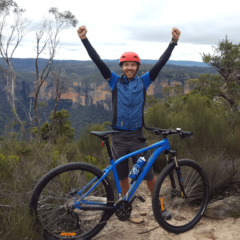 Anvil Rock with Perrys Lookdown Trail Blue Mountains Bike